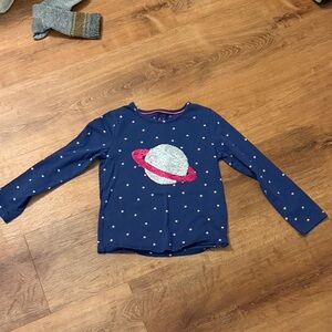Mini Biden sequin Planet Shirt size 7/8